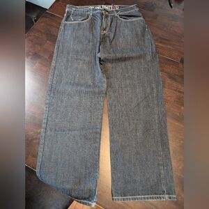 Ecko Unlimited Men's Y2K Loose Jeans in Dark Wash, 34x30